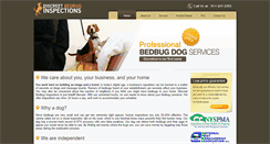 Desktop Screenshot of bedbugdogny.com